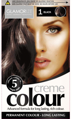 Glamour Creme Colour - Black